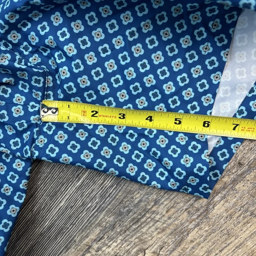 Collars and & Co Men's Medium Swim Trunks‎ Blue Coast Shorts Swimwear NEW
